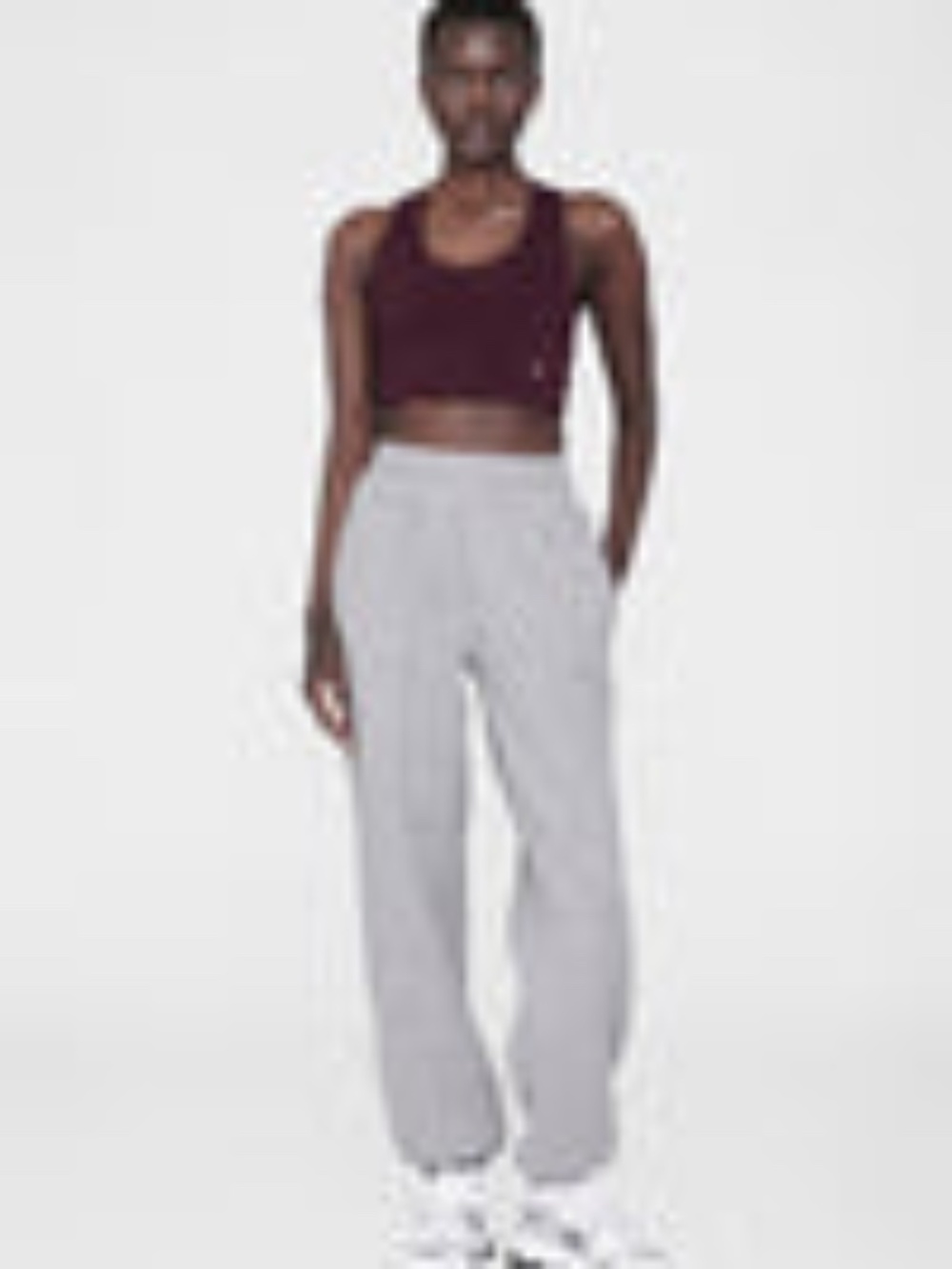 Anine Bing Karter Jogger - Medium Heather Grey